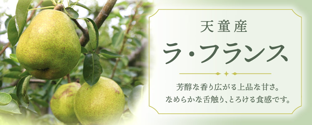 天童産ラ・フランス