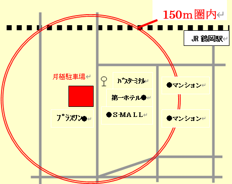 第2立体駐車場 略図